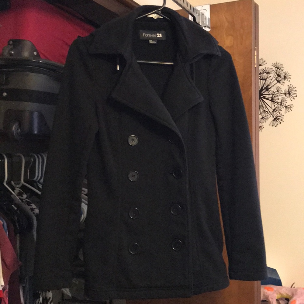 Black knit jacket